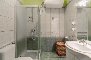 Koupelna v ubytování Villa Steffani