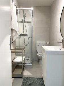 Ένα μπάνιο στο Wohnung-Zentral-Siegen Oberstadt