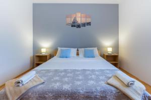 Ліжко або ліжка в номері Apartment Kristian
