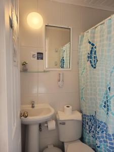 Bilik mandi di Hostal Julia