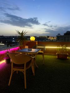 Posezení v ubytování Grand Pyramids Inn
