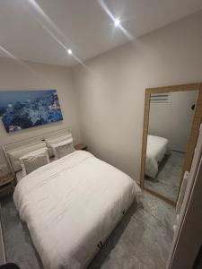 Postel nebo postele na pokoji v ubytování Montargis Apartment
