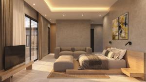 TV a/nebo společenská místnost v ubytování Villa Garuda - 5BR Luxury Villa + 2 fotografie