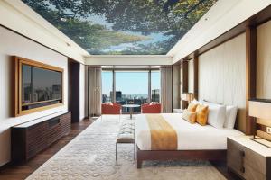 Postel nebo postele na pokoji v ubytování Mandarin Oriental, Tokyo