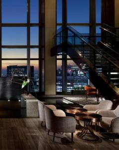 Posezení v ubytování Mandarin Oriental, Tokyo