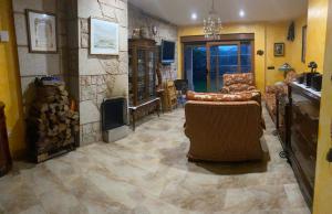 Posezení v ubytování Chalet ENTERO CONFORT
