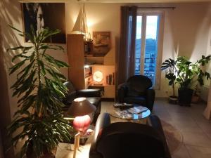 Atpūtas zona naktsmītnē Les mythiques canaux de Sete, vue d'exception !