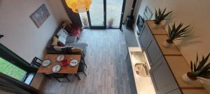 Area soggiorno di Little Red Barn