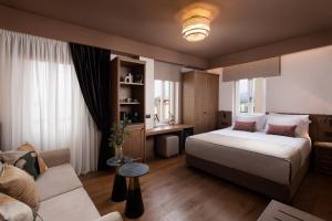 Postel nebo postele na pokoji v ubytování The K Nest Hotel Nafplio