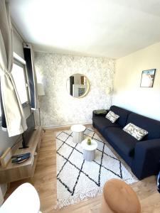 Χώρος καθιστικού στο Studio calme plein centre 50m plage