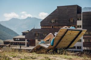 Общий вид на горы или вид на горы из апарт-отеля