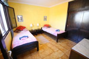 Posteľ alebo postele v izbe v ubytovaní App 8A - Sonniger Balkon, sehr ruhig, 180 cm Bett, 100 m zum Strand