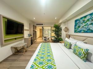 Lime Resort El Nido客房内的一张或多张床位