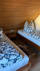 Ένα ή περισσότερα κρεβάτια σε δωμάτιο στο Ferienhaus Schmalzgrube +12 φωτογραφίες