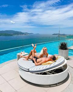 Πισίνα στο ή κοντά στο Panorama Sky Nha Trang Residences