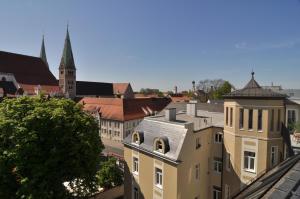 Nespecifikovaný výhled na destinaci Augsburg nebo výhled na město při pohledu z hotelu