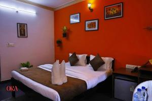 Postelja oz. postelje v sobi nastanitve Ora Classic " Budget Stay Near to Calangute Beach " Free WiFi