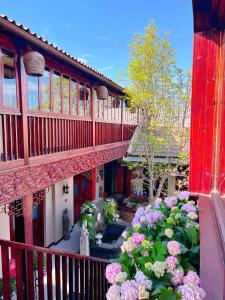Balkón nebo terasa v ubytování Jingshan Garden Hotel
