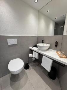 Koupelna v ubytování Boutique Hotel am Rathaus - Reblaus