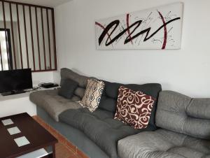 Ruang duduk di Macenas apartamento perfecto para familias