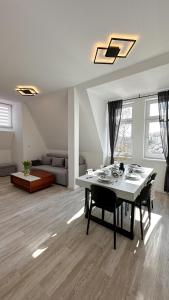 Posezení v ubytování Villa Leopold - apartmánový dům
