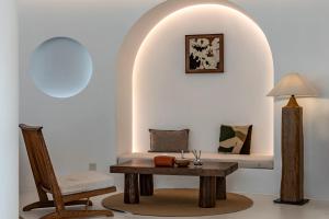 Almeta Designer Hotel的休息区
