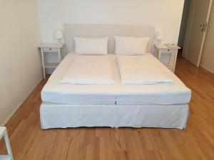 Postel nebo postele na pokoji v ubytování Privatzimmer Kippenhausen