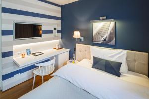 Voodi või voodid majutusasutuse Hotel Seehof toas