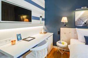 Voodi või voodid majutusasutuse Hotel Seehof toas