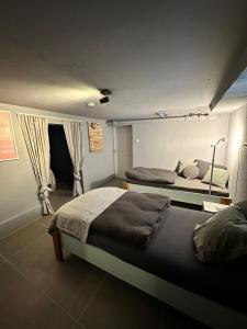 Postel nebo postele na pokoji v ubytování Apartment nähe Offenburg EuropaPark