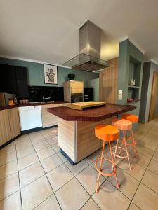 Kuchyň nebo kuchyňský kout v ubytování Apartment nähe Offenburg EuropaPark