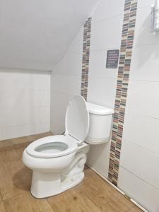 Koupelna v ubytování TJ Patong HOSTEL