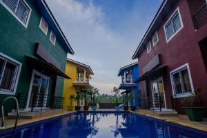 Πισίνα στο ή κοντά στο 2BHK Private Pool Villa, Arpora, JAQK Holidays