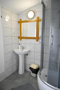 Kúpeľňa v ubytovaní Dom Gościnny Bogdany