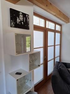 Η κουζίνα ή μικρή κουζίνα στο Ferienappartement Mankei