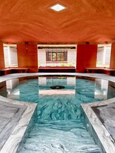 Temple Tree Retreat内部或周边的泳池