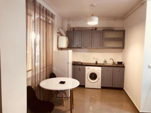 Køkken eller tekøkken på Garsoniera Tudor