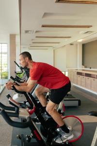 Fitnes oz. oprema za telovadbo v nastanitvi Long Beach Mauritius