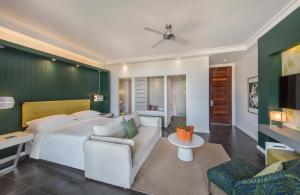 Predel za sedenje v nastanitvi Long Beach Mauritius