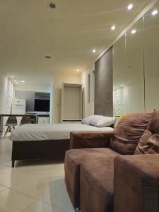 Postel nebo postele na pokoji v ubytování Apartamento estudio