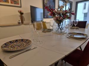 Nápoje v ubytování Chez PAM - appartement de standing, vue Léman