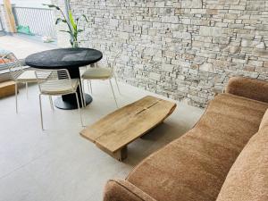 Ruang duduk di Pálavské Apartmány Original