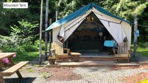 Zahrada ubytování Olympic National Forest Glamping Village for the Ultimate Northwest Outdoor Adventure