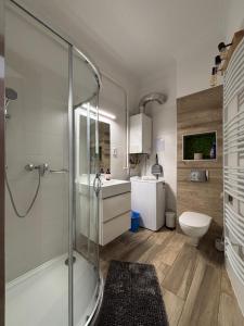Koupelna v ubytování Art-déco + 37 fotografií