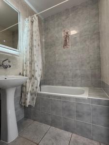 Koupelna v ubytování Zakątek Bursztynowy