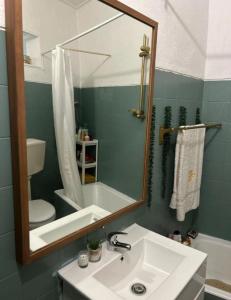 Koupelna v ubytování Cabana dos trigueiros