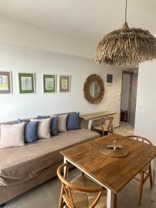 Χώρος καθιστικού στο Anfi Suites