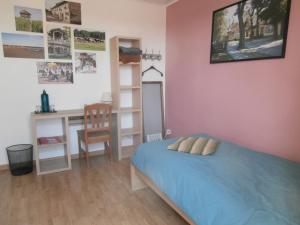 Postel nebo postele na pokoji v ubytování Au Randonneur - B&B