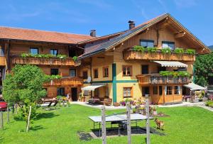 Zahrada ubytování Biobauernhof Vilshof
