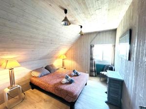Posteľ alebo postele v izbe v ubytovaní Maison 5 pièces 8 personnes - Vue mer - LOEVA